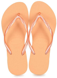 Havaianas slim peach teenslippers dames Oranje - 37-38