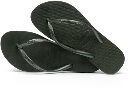 Havaianas Slim Teenslippers Dames donker groen - 33-34