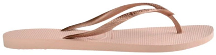 Havaianas Slim teenslippers roze Rosé - 37-38