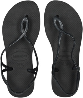 Havaianas Slippers Flipflops Luna Zwart Maat:33/34