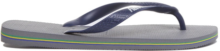 Havaianas Slippers - Maat 41/42 - Unisex - grijs - navy