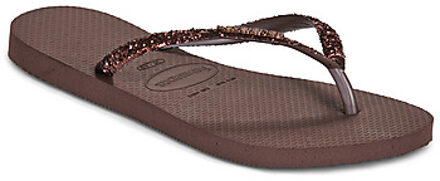 Havaianas Teenslippers Havaianas SLIM GLITTER II" Bruin - 35 / 36,37 / 38,39 / 40,41 / 42