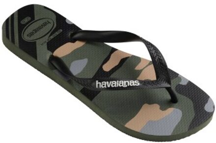 Havaianas Top Camo Steel Bruin,Groen,Versch.kleure/Patroon - Maat 39/40,Maat 41/42,Maat 43/44,Maat 45/46