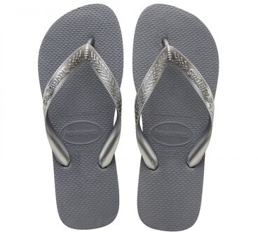 Havaianas Top Tiras Dames Slippers - Steel Grey - Maat 37/38