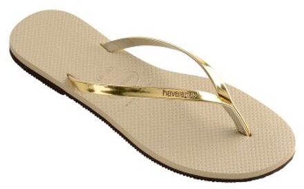 Havaianas You Metallic * Actie * Zwart,Geel,Beige,Grijs - Maat 37/38
