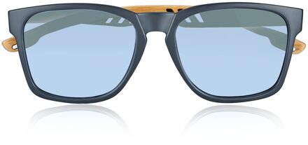 Haven gepolariseerde zonnebril - bamboe/zilver