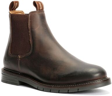 Haven Leren Heren Donkerbruine Chelsea Boots - EU 43 / UK 9