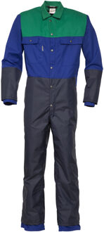 HaVeP 2041 Melkersoverall Korenblauw/Appelgroen/Marine maat 54