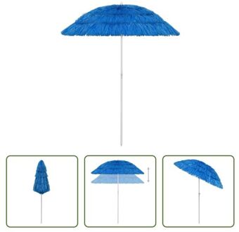 Hawaï - Parasols - 180 cm - UV-beschermend Blauw