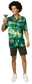 Hawaii blouse groen