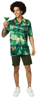 Hawaii blouse groen
