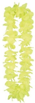 Hawaii krans neon geel Geel - Beige - Creme