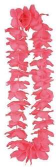 Hawaii krans neon roze