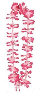 Hawaii krans parels roze