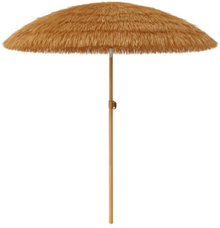 Hawaii parasol - D150 cm - H105-185 cm - opvouwbaar - incl parasolhoes