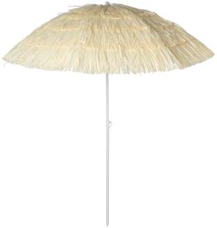 Hawaii parasol - geel beige - ø160x180 cm