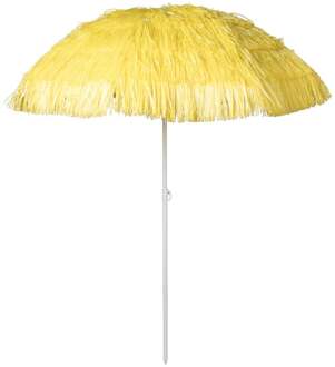 Hawaii parasol - geel - ø160x180 cm