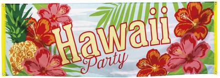 Hawaii party banner Multikleur - Print