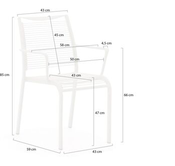 Hawaii/ROUGH-S 300cm dining tuinset 9-delig stapelbaar - Laagste prijsgarantie! Bruin