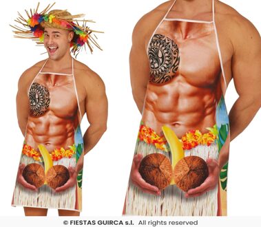 Hawaii Schort Gespierde Man Kokosnoot Multikleur - Print