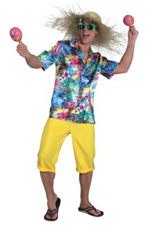 Hawaii shirt voor heren 50-52 (M/L) - Carnavalsblouses Multikleur