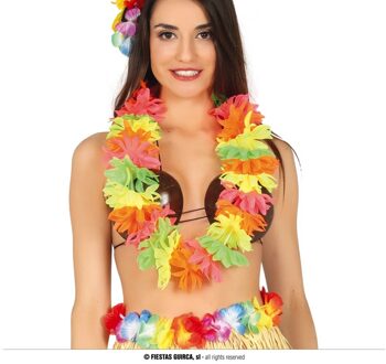 Hawaii Slinger Fluoriserend Multikleur Palesa Multikleur - Print