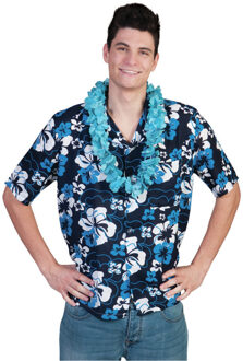 Hawaii thema verkleed shirt voor heren 48-50 (S/M) - Carnavalsblouses Multikleur