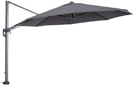 Hawaii Zweefparasol Ø350 cm donker grijs