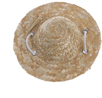 Hawaiiaanse Stijl Huisdier Sombrero Hoed Hond Kat Hoed Kleine/Grote Diameter 14Cm 16Cm size-L