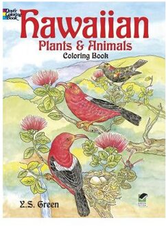 Hawaiian Plants And Animals Colouring Book - Green, Yuko