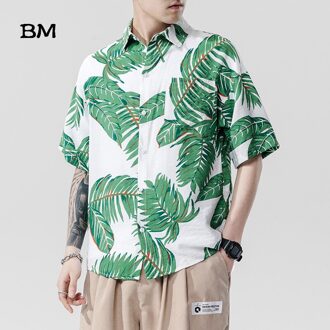 Hawaiian Shirt Summer Beach Plus Size Casual Short Sleeve Flower Shirt For Men Harajuku Oversize Shirts Streetwear Clothing 4XL