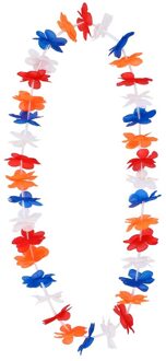 Hawaiikrans Oranje Holland (58cm) Multikleur - Print