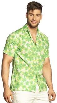 Hawaiishirt Heren Oranje Maat 50/52