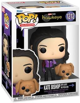 Hawkeye POP & Buddy Vinyl Figure Kate Bishop w/Lucky the Pizza Dog 9cm