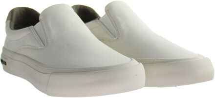 Hawthrone Slip On Standaard Bleach Poplin Twill Off White Damesschoenen Gebroken wit