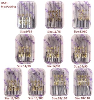 HAX1 100 Pcs Naalden Universele 15X1 130X705 H Gemengde Kit Verpakking Naaien Accessoires Voor Alle Binnenlandse Naaimachines
