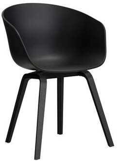 Hay About a Chair AAC22 Stoel - Black Oak - Black Zwart