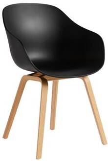 Hay About a Chair AAC222 Stoel - Oak - Black Zwart