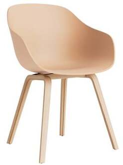 Hay About a Chair AAC222 Stoel - Soaped Oak - Pale Peach Oranje