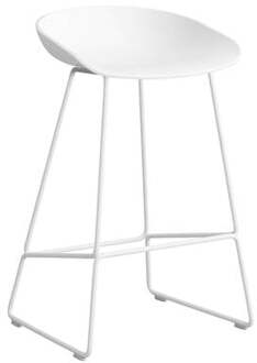 Hay About a Stool AAS38 Barkruk - H 65 cm - White Steel - White Wit
