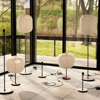 Hay Common Floor kap Peach voet zwart/terrazzo zwart, zwart-terrazzo, wit