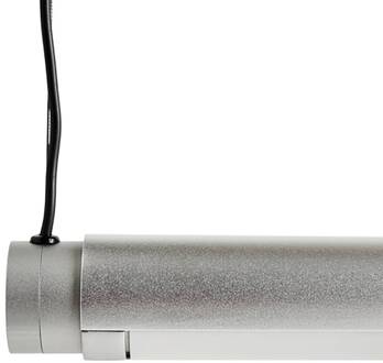 Hay Factor Linear LED hanglamp diffused, alu aluminium, opaal