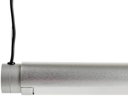 Hay LED hanglamp Factor Linear directional, aluminium, draaibaar aluminium, helder