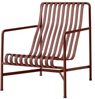Hay Palissade Lounge Chair High - Iron Red Rood