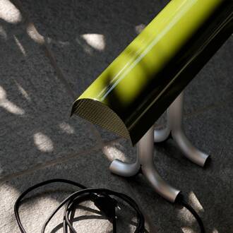 Hay tafellamp Anagram, zeegras groen aluminium, groen