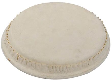 Hayman 402-K natuurvel voor bongo natuurvel voor bongo, met aluminum ring rond de onderkant, klein 16,2 cm
