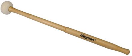 Hayman BDM-10 klopper voor grote trom/ bass drum klopper voor grote trom/ bass drum, 375 mm esdoorn schacht, 38 mm vilten bol met harde kern