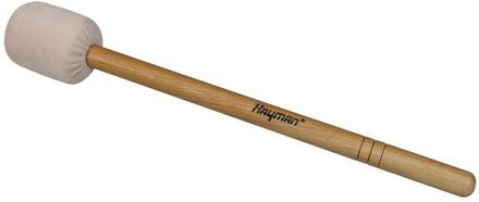 Hayman BDM-13 klopper voor grote trom/ bass drum klopper voor grote trom/ bass drum, 415 mm eiken schacht, 75 mm, linnen bol met massief houten kern