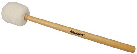 Hayman BDM-8 klopper voor grote trom/ bass drum klopper voor grote trom/ bass drum, 400 mm esdoorn schacht, 55 mm wollen bol met vilten kern
