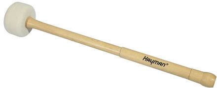 Hayman BDM-9 klopper voor grote trom/ bass drum klopper voor grote trom/ bass drum, 375 mm esdoorn schacht, 57 mm vilten bol met harde kern